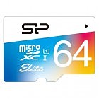 Карта памяти Silicon Power 64GB microSDXC Class 10 UHS-I U1 V10 (SP064GBSTXBU1V21SP)