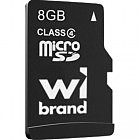 Карта памяти Wibrand 8GB mictoSD class 4 (WICDC4/8GB)