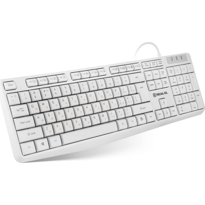 Клавиатура REAL-EL RK-513 USB White (EL123100047) (U0985124)