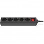 Сетевой фильтр питания REAL-EL RS-PROTECT M 10m, black (EL122300037) (U1002359)
