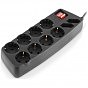 Мережевий фільтр живлення REAL-EL REAL-EL RS-10 Protect, 5m, black (EL122300040) (U1002362)
