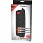 Мережевий фільтр живлення REAL-EL REAL-EL RS-10 Protect, 5m, black (EL122300040) (U1002362)