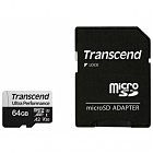 Карта памяти Transcend 64GB microSDXC class 10 UHS-I U3 A2 (TS64GUSD340S)