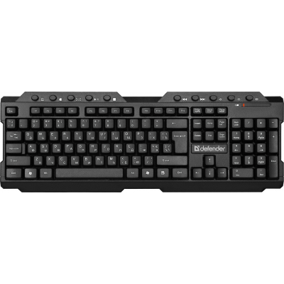 Клавиатура Defender Element HB-195 Wireless UKR Black (45189) (U0628224)