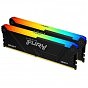 Модуль памяти для компьютера DDR4 32GB (2x16GB) 3200 MHz Beast RGB Kingston Fury (ex.HyperX) (KF432C16BB12AK2/32) (U0862740)