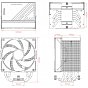 Кулер для процессора ID-Cooling Frozn A610 ARGB (FROZN A610 ARGB) (U0941808)