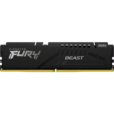Модуль памяти для компьютера DDR5 32GB (2x16GB) 6000 MHz Beast Black XMP Kingston Fury (ex.HyperX) (KF560C30BBK2-32) (U0944136)