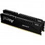 Модуль памяти для компьютера DDR5 32GB (2x16GB) 6000 MHz Beast Black XMP Kingston Fury (ex.HyperX) (KF560C30BBK2-32) (U0944136)