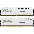 Модуль пам'яті для комп'ютера DDR5 32GB (2x16GB) 6400 MHz Beast White XMP Kingston Fury (ex.HyperX) (KF564C32BWK2-32)