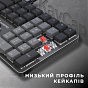 Клавиатура GamePro MK145R Red Swich Low Profile USB Dark Gray (MK145R) (U0968323)