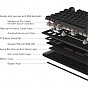 Клавіатура Hator Gravity X TKL Orange USB White (HTK551UA) (U0972734)