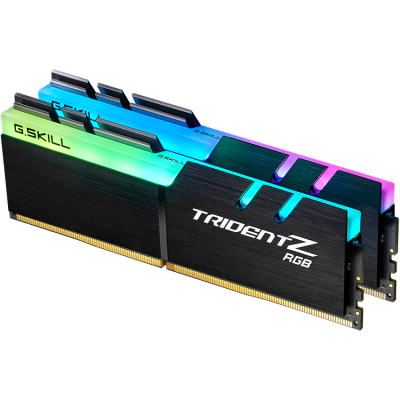 Модуль памяти для компьютера DDR4 32GB (2x16GB) 3200 MHz TridentZ RGB Black For AMD G.Skill (F4-3200C16D-32GTZRX) (U1009609)