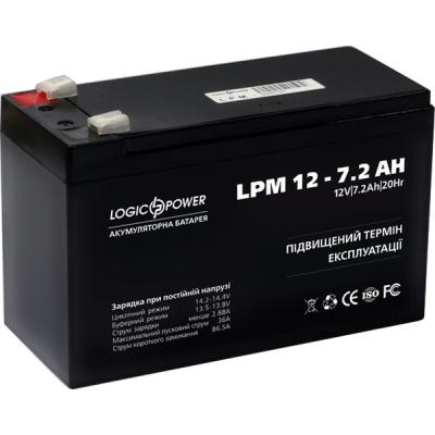 Батарея до ДБЖ LogicPower LPM 12В 7.2 Ач (3863) (U0110396)