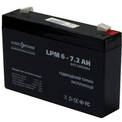 Батарея к ИБП LogicPower LPM 6В 7.2 Ач (3859) (U0119563)