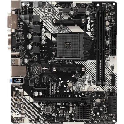 Материнская плата ASRock B450M-HDV R4.0 (U0378390)