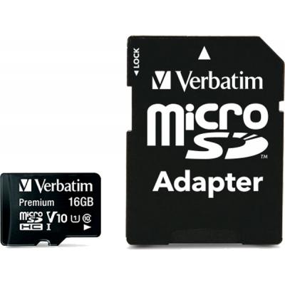 Карта пам'яті Verbatim 16GB microSDHC class 10 (MDAVR-10/G) (U0431950)