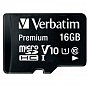 Карта пам'яті Verbatim 16GB microSDHC class 10 (MDAVR-10/G) (U0431950)