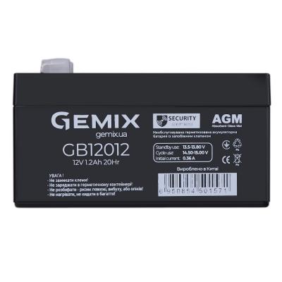 Батарея к ИБП Gemix GB 12В 1.2 Ач (GB12012) (U0534344)