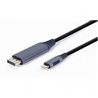 Кабель мультимедийный USB-C to DisplayPort 1.8m 4K 60Hz Cablexpert (CC-USB3C-DPF-01-6)