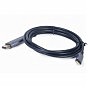 Кабель мультимедійний USB-C to DisplayPort 1.8m 4K 60Hz Cablexpert (CC-USB3C-DPF-01-6) (U0625166)