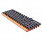 Клавиатура A4Tech FKS10 USB Orange (U0627953)