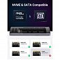 Кишеня зовнішня Ugreen SSD M.2 (NVME) M-KEY UGREEN 3.2 GEN2 CM400 gray (90264) (U0855373)