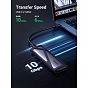 Кишеня зовнішня Ugreen SSD M.2 (NVME) M-KEY UGREEN 3.2 GEN2 CM400 gray (90264) (U0855373)