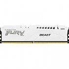 Модуль пам'яті для комп'ютера DDR5 32GB 5200 MHz FURY Beast White Kingston Fury (ex.HyperX) (KF552C40BW-32)