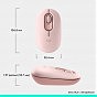 Мишка Logitech POP Mouse With Emoji Bluetooth Rose (910-007413) (U0972299)