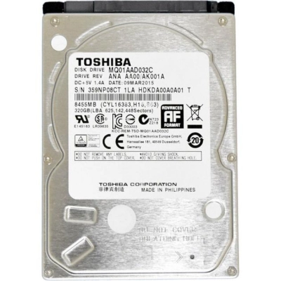 Жесткий диск для ноутбука Toshiba 2.5» 320GB (MQ01AAD032C) (U1004812)