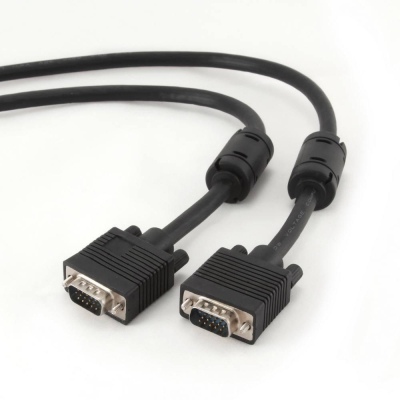 Кабель мультимедійний VGA 5.0m Cablexpert (CC-PPVGA-5M-B) (U0075353)
