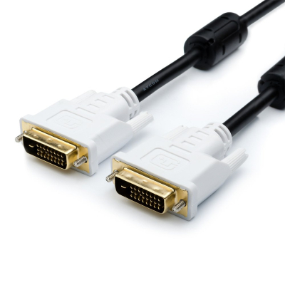 Кабель мультимедийный DVI to DVI 24+1pin, 10.0m Atcom (10702) (U0084199)