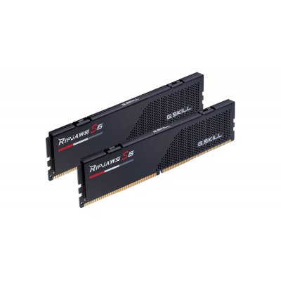 Модуль пам'яті для комп'ютера DDR5 32GB (2x16GB) 5600 MHz Ripjaws S5 Black G.Skill (F5-5600J4040C16GX2-RS5K) (U0645464)