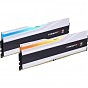 Модуль памяти для компьютера DDR5 32GB (2x16GB) 6400 MHz Trident Z5 RGB White G.Skill (F5-6400J3239G16GX2-TZ5RW) (U0847331)