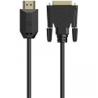 Кабель мультимедийный HDMI to DVI 3.0m 24M 4K60HZ HP (DHC-HD05-03M)