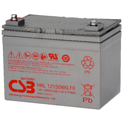 Батарея до ДБЖ CSB HRL12150WFR, 12V 38Ah (HRL12150WFR) (U0795877)