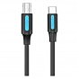 Кабель для принтера USB 2.0 USB-C/BM 2.0m 2.4А 480Mbps Vention (CQUBH) (U0955454)