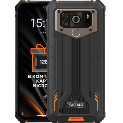 Мобильный телефон Sigma X-treme PQ55 Black Orange (4827798337929) (U0866889)