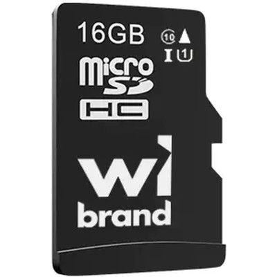 Карта памяти Wibrand 16GB microSD class 10 UHS-I (WICDHU1/16GB) (U0933828)