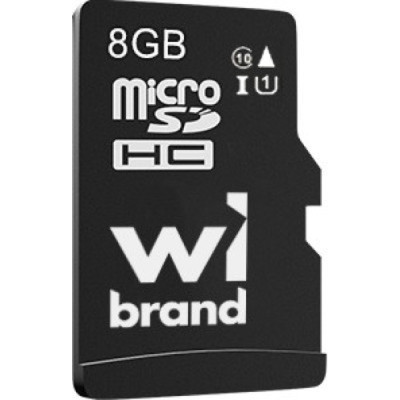 Карта памяти Wibrand 8GB mictoSD class 10 (WICDHC10/8GB) (U0933840)