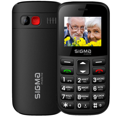 Мобильный телефон Sigma Comfort 50 EASY TYPE-C Black (4827798585214) (U1012544)
