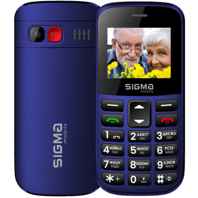 Мобильный телефон Sigma Comfort 50 EASY TYPE-C Blue (4827798585238) (U1012545)