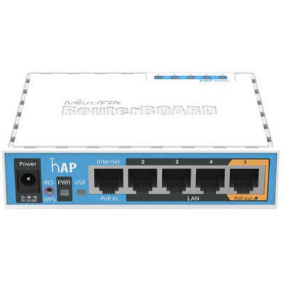 Маршрутизатор Mikrotik hAP (RB951UI-2ND) (U0164602)