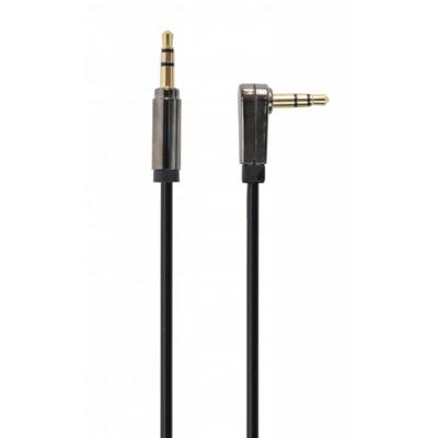 Кабель мультимедийный Jack 3.5mm M to Jack 3.5mm M 1.0m угловой Cablexpert (CCAPB-444L-1M) (U0383973)
