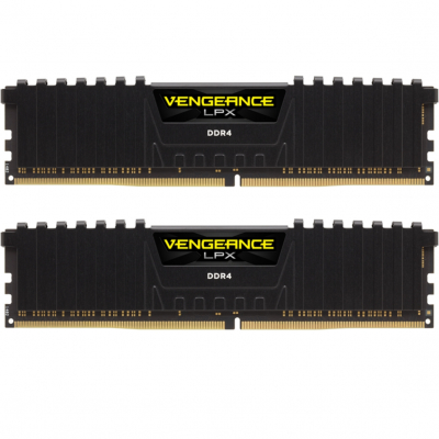 Модуль памяти для компьютера DDR4 16GB (2x8GB) 3600 MHz Vengeance LPX Black Corsair (CMK16GX4M2Z3600C18) (U0565762)