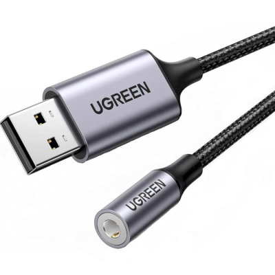 Звуковая плата Ugreen CM477 black (30757) (U0817977)