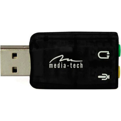 Звуковая плата Media-Tech USB Virtual 5.1 Channel (MT5101) (U0855398)