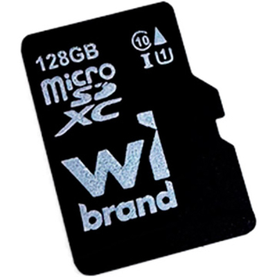 Карта памяти Wibrand 128GB microSD class 10 (WICDHU1/128GB) (U1018627)