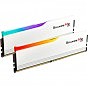 Модуль памяти для компьютера DDR5 32GB (2x16GB) 6000 MHz Ripjaws M5 RGB Matte White G.Skill (F5-6000J3040F16GX2-RM5RW) (U1018623)