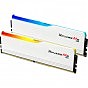 Модуль памяти для компьютера DDR5 32GB (2x16GB) 6000 MHz Ripjaws M5 RGB Matte White G.Skill (F5-6000J3040F16GX2-RM5RW) (U1018623)